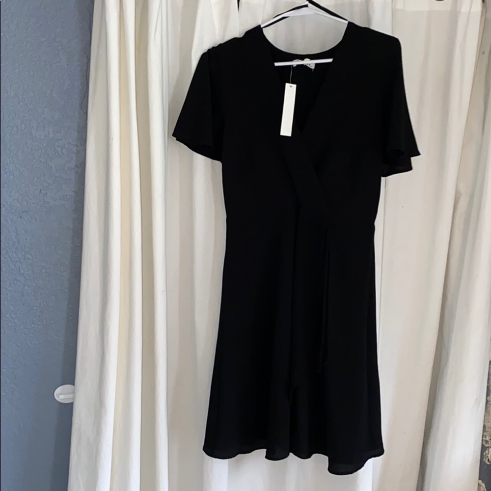 Mini black dress